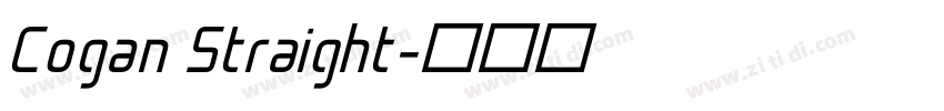Cogan Straight字体转换 Cogan Straight字体转换